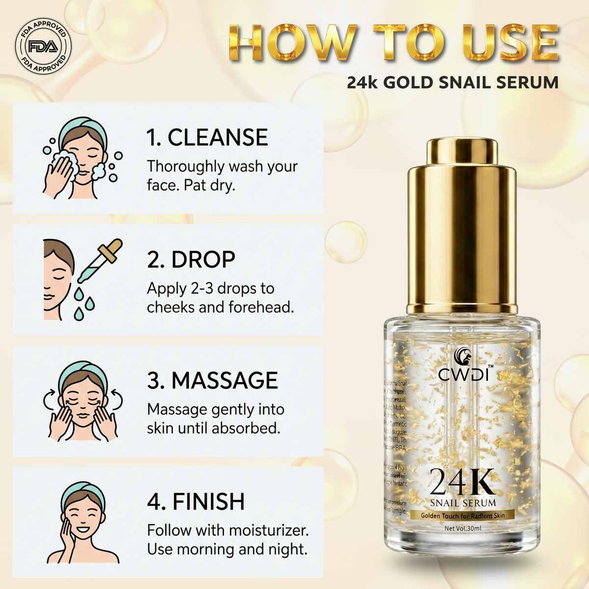 24K Novel Snail Serum