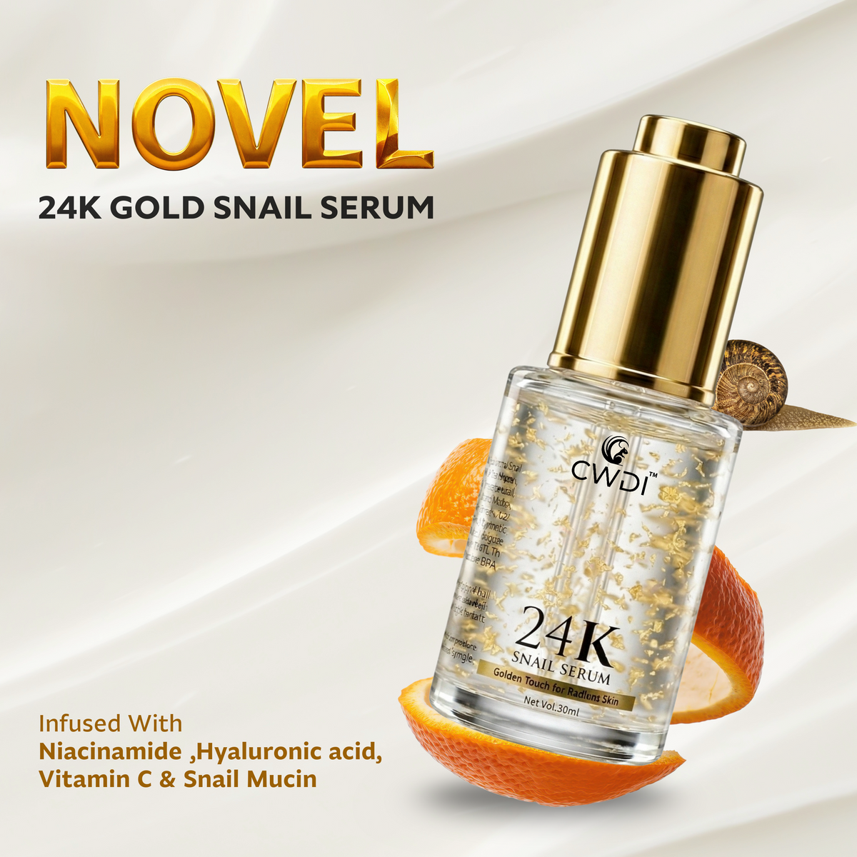 24K Novel Snail Serum